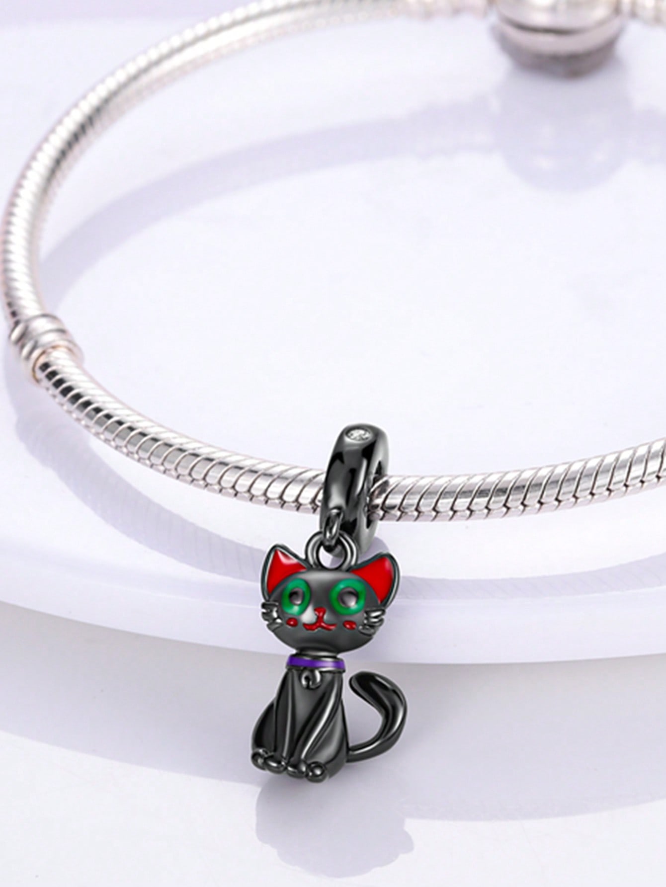 

Charm Bead Charms Plata Black Cat Hugs Heart Arctic Bear Bead Charms for Charm Bead Charms Originales Bracelets Bead Charms Jewellery Making Womens G