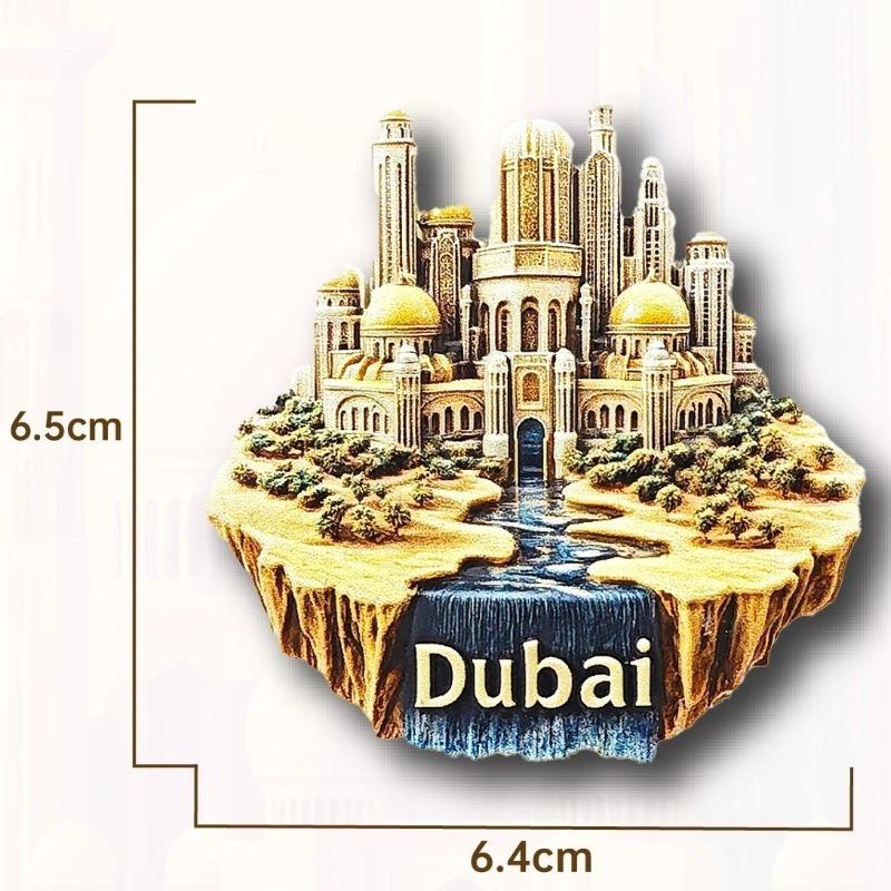 Dubai Refrigerator Stickers Burj Al Arab Travel Souvenirs Burj Khalifa Tower Jumeirah Mosque Fridge Magnets Gifts Home Decor