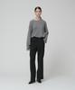 MUSEE [Essentiel] Arch Minimal Wool-Blend Semi-Wide Pants_Black