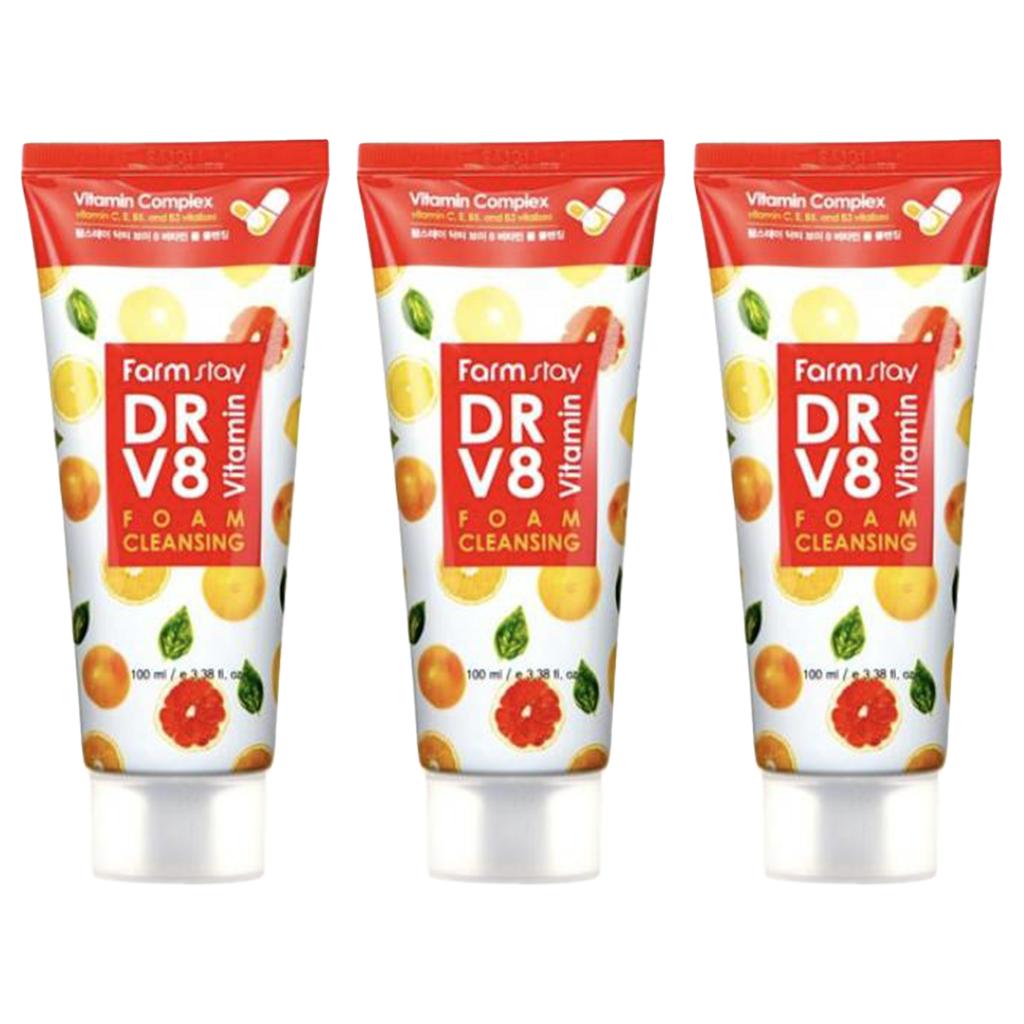 

FARM STAY Dr. V8 Пенка для умывания с витаминами 100 мл (3 варианта) 3pcs