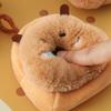 New Creative Capybara Anime Plush Coin Purse Fashion Kawaii Mini Coin Purse Round Cartoon Bags Pendant
