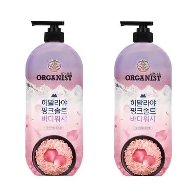 Himalayan Pink Salt, Rich Foam, Refreshing Body Wash, Rose Scent, 900g, 2 Pieces