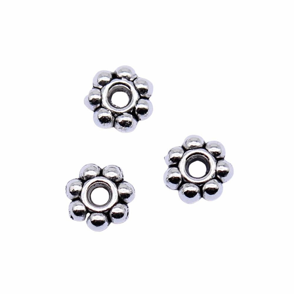 Caps Beaded Edge Spacer Beads Antique Style For DIY Jewelry Projects