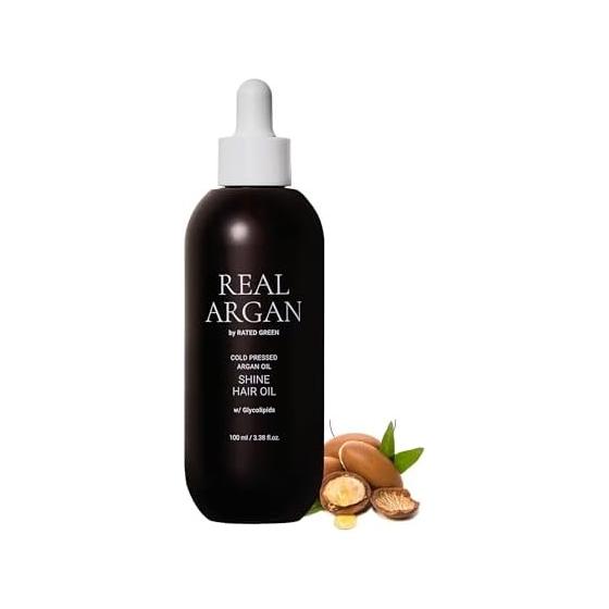 [Rated Green] Shine Hair Oil 100ml Real Argan Argan Oil Dry Prevention Cold Press Curly Hair Damaged Hair