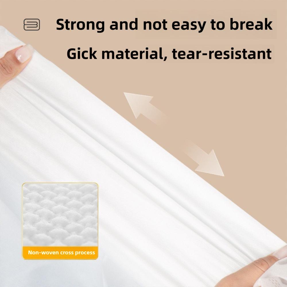 Non Slip Disposable Fitted Sheet with Elastic Bands Disposable Sheet Bed Cover  Hotel