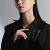 Shirt Brooch Badge Tassel Chains Women Brooches Chain Brooches Pins Star Moon Brooch Korean Style