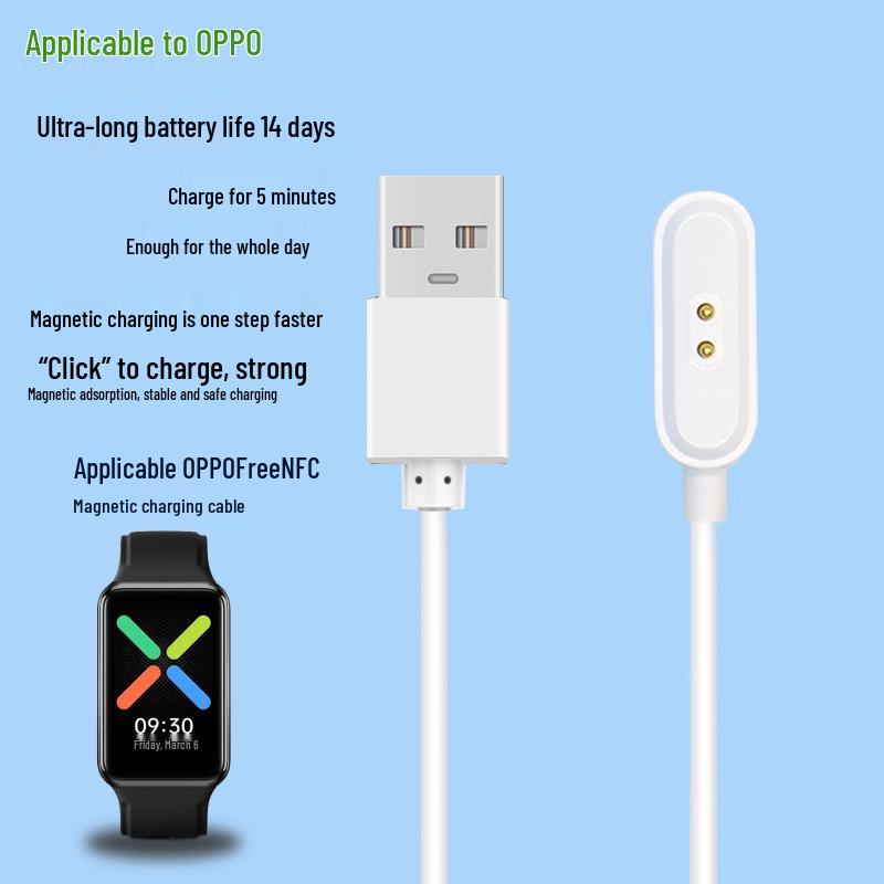 OPPO Free NFC Smartwatch Magnetic Charging Cable for OWW206/208