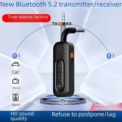 Автомобільний Bluetooth-приймач: Бездротовий адаптер AUX і передавач для гучних дзвінків, 3,5 мм, підключає два пристрої