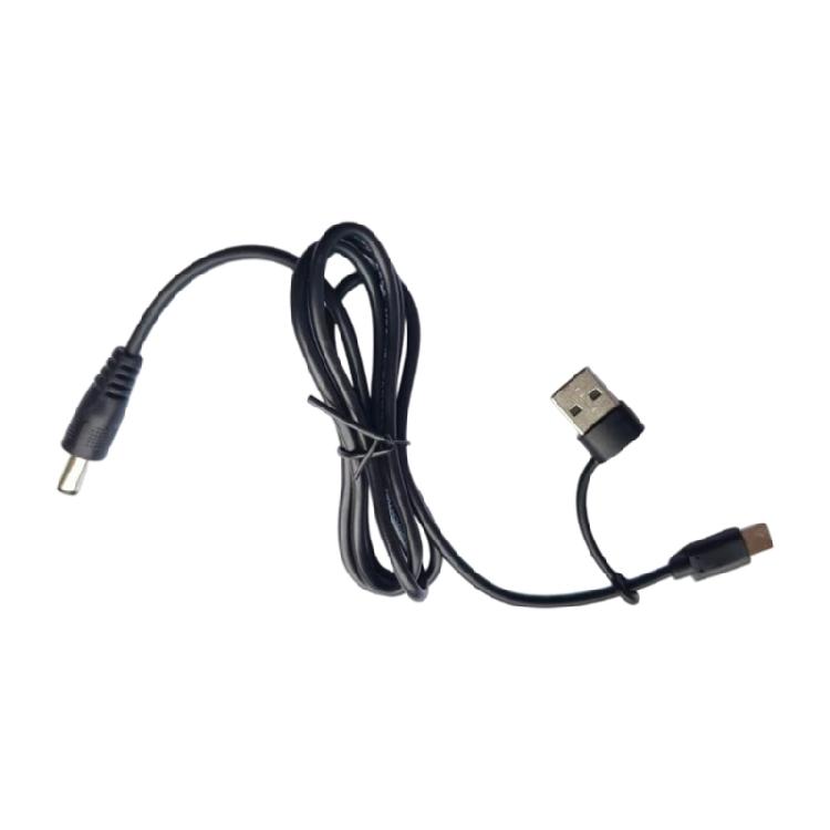 USB Type C to DC5.5x2.1mm 12V Chargers Cable Supporting 3A Output Easy to Carry for Gadgets Like Fan & Lights 1M