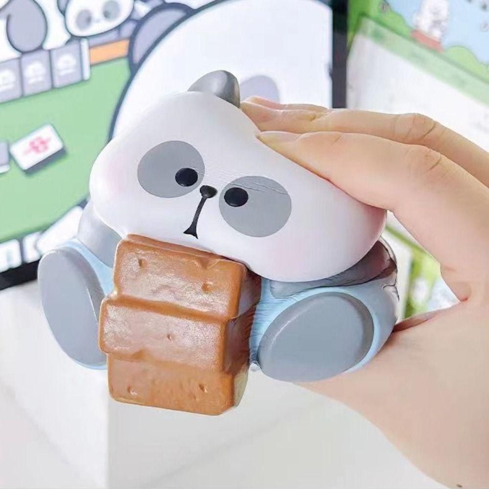 Kneading PVC Panda Squeeze Toys Slow Rebound Animal Panda Fidgeting Toys  Practical Jokes