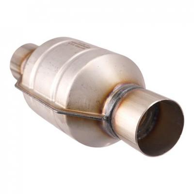 53005 2.25" Universal High Flow Performance Stainless Round Catalytic Converter