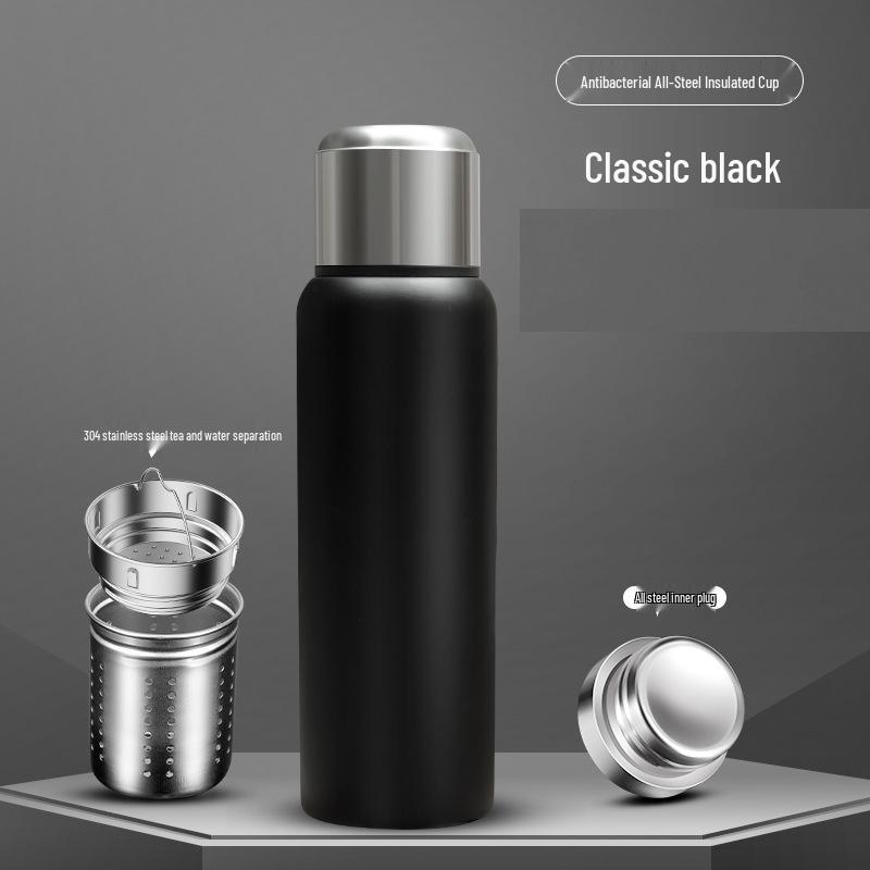 

Premium 316 Stainless Steel Thermos Cup with Tea Infuser - Large Capacity, Suitable for Men and Women - Engravable Car Bottle. 600ml