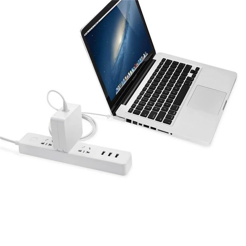 EU/US 85W 60W 45W Power Adapter Fast Charging with Magsafe 1/2 Cable for Macbook A1465 A1466 A1278 A1369 A1502  A1398 L/T Tip Charger for Mac Laptop