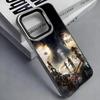 C-Clair Obscur Expedition 33 Handyhülle Für iPhone 17, 16,15,14,13,12,11 Plus,Pro Max, Buntes Silbernes Funda Cover
