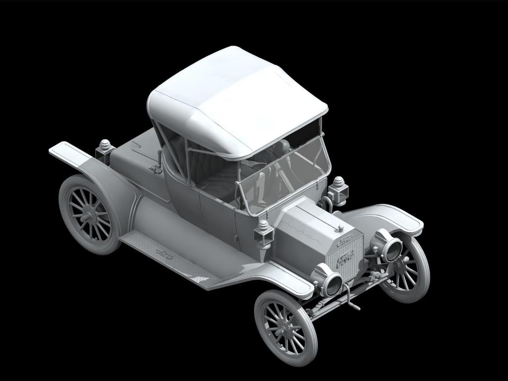 ICM Modelo em Escala Ford T 1912 Roadster Modelo de Plástico 1/24 (24001)