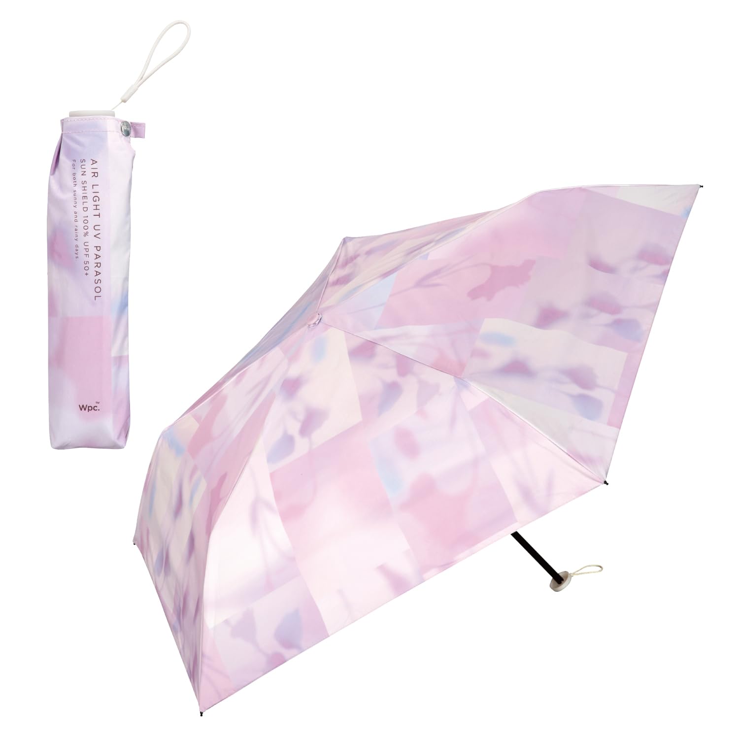 

Легкий зонт от солнца с размытым тюльпаном, мини-лайт, УФ, UPF, подходит для дождя или складной зонт для и стильный и милый для цветочного продукта [2025] Wpc.