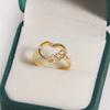 Sparkling Colorful Dazzling CZ Finger Flower Rings For Women Luxury Bow Pink Zircon Ring Wedding Jewelry For Wife & Girlfriend