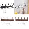 Modern Minimalist Wall Mount Heavy Duty Coat Hook With 5 Hooks For Bathroom And Hotel Doors