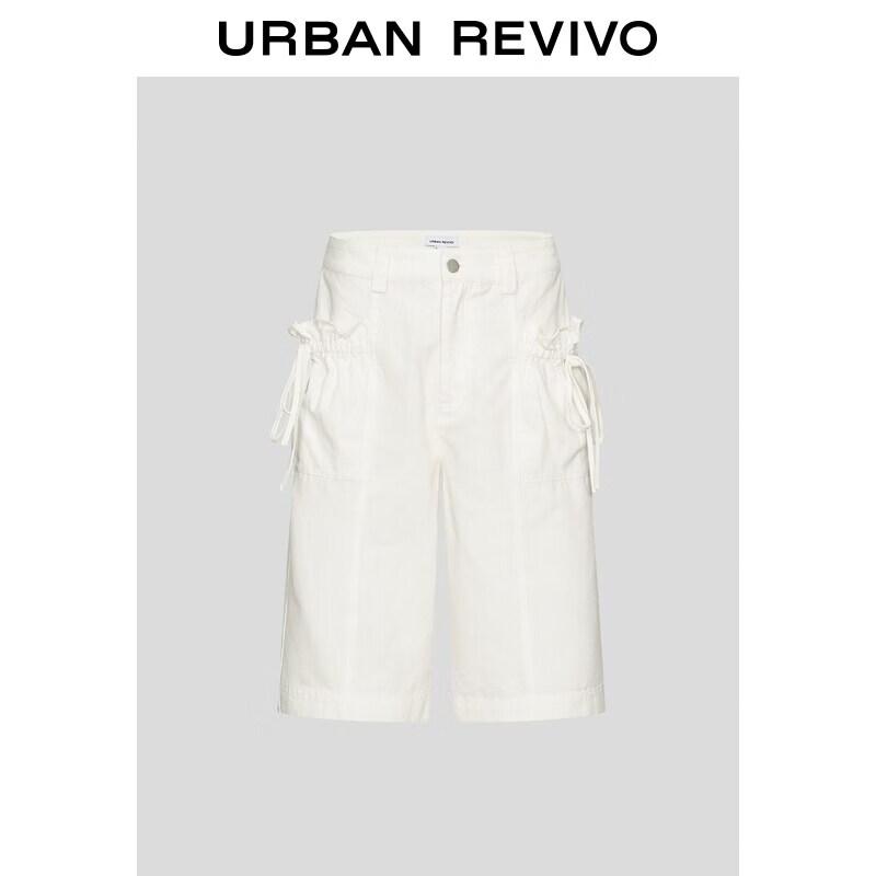 Women s UR2026 Cotton Lace-Up Cropped Wide-Leg Pants XS
