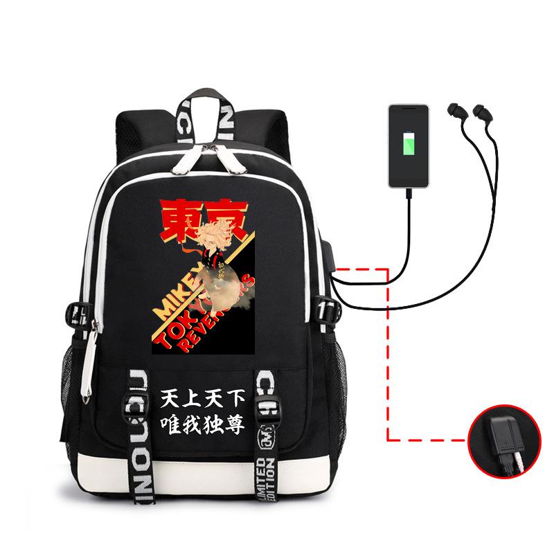 Avengers Around Sano Manjiro Second Dimension Large Capacity Backpack Elementary And Secondary School Bag