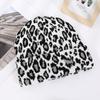 New Unisex Leopard Jacquard Beanies Trendy Autumn Winter Thicken Warm Hat Hip Hop Vintage Knit Hats for Women Men