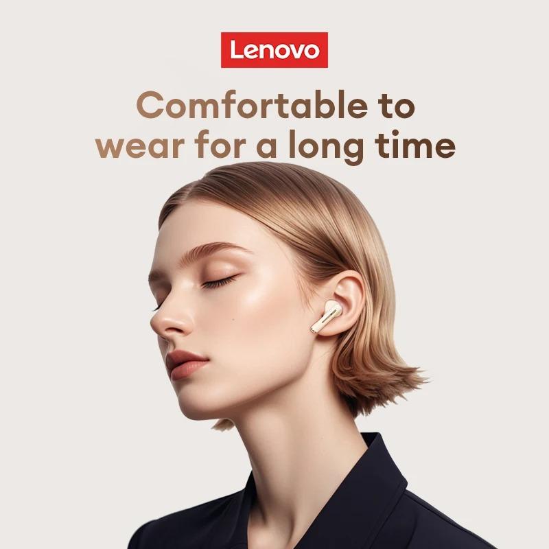 Lenovo EA160 Ασύρματα Ακουστικά Bluetooth 5.4 Hi-Fi Καθηλωτικός Ήχος 24 Ώρες Αναπαραγωγή Κλήση HD Φωνής TWS Ακουστικά Μείωση Θορύβου Χαμηλή Καθυστέρηση Ακουστικά Gaming