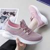 New women's flying woven casual shoes are light and breathable, spot 2025 spring and autumn manufacturers in Wen County, Henan are on sale