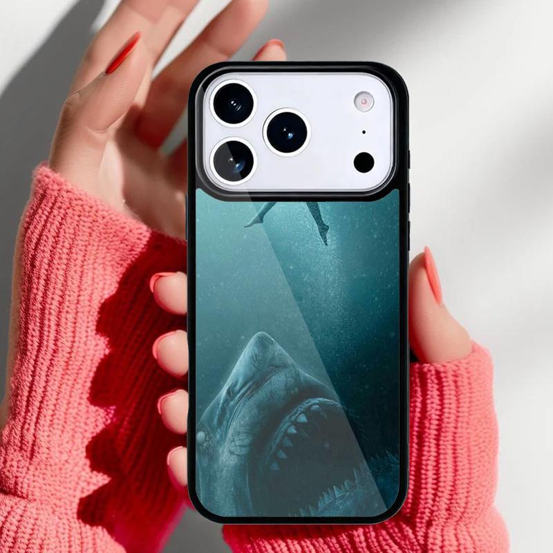 

Мягкий чехол для телефона с китовой акулой, плавающей в океане, для iPhone 17 Air 16e 15 14 13 Pro Max Задняя крышка для 12 11 Pro Coque iPhone 14 Plus