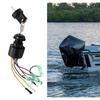 Boat Ignition Switch with Key, Fits Mercury Ignition Switch 87-17009A2 87-17009A5, Replacement for Mercury Mariner Outboard Motor Control Box, 2X
