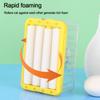 Hand Free Roller Type Scrubbing Soap Box Creative Foaming Double Layer Soap Holder Household Bathroom Multifunctional Soap Box