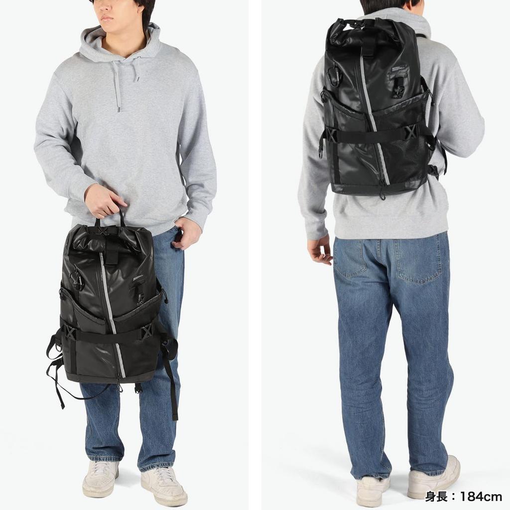 [Machiavellic] RICO Unit Roll Top Mountain Bag, BLACK (019)