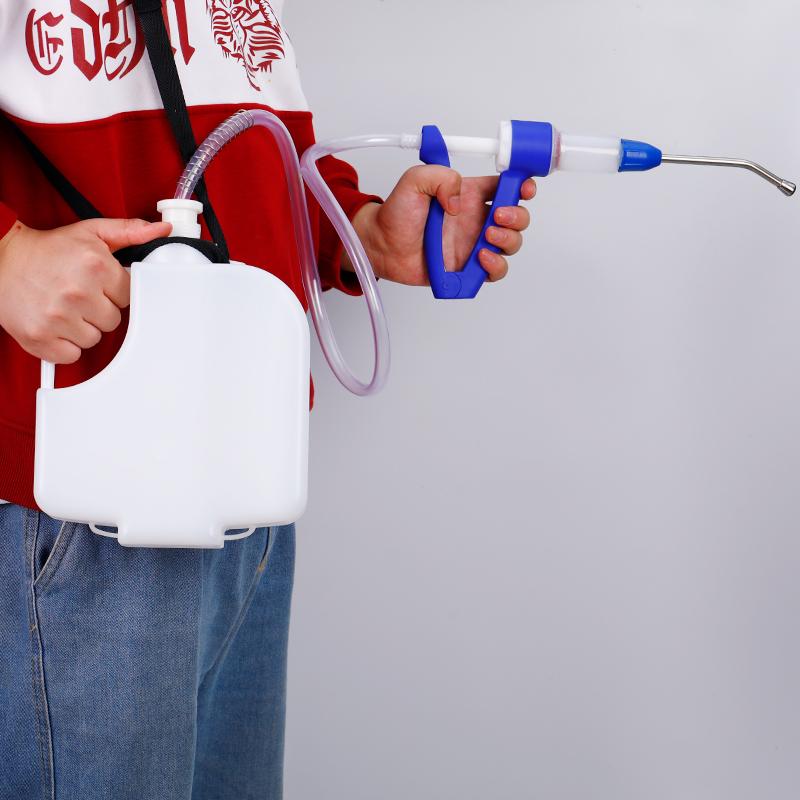 30Ml Drencher Continuous Feeding Gun Automatic Feeder for Cattle Backpack Medicine Pot Drenching Gun with or Without Bottle