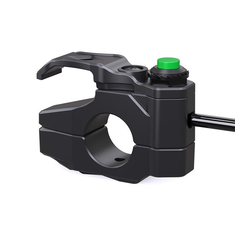 

Переключатель фар-прожекторов на руле мотоцикла и комплект удлинителей для CFMOTO: Крючок для шлема в комплекте чёрный