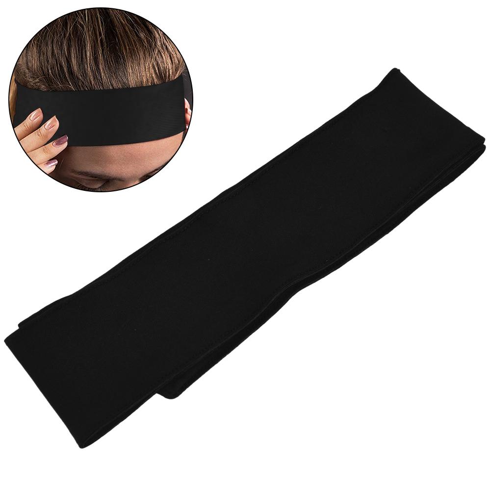 Nylon Sport Hair Band Sweatband Headband Accessory for Yoga Play Basketball Tennis Badminton Runningblack