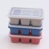 Ice Block Tray With Lid 6 Cavity Silicone Drink Iceblock Mold Household Quick Freezer Ice Cubes Mold Home Kitchen Tools