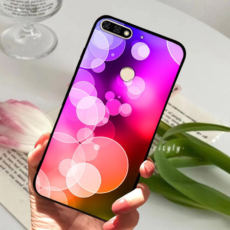 For Huawei Honor 7C Pro Case LND-L29 Silicone Shockproof Soft TPU Phone Cover For Huawei Honor 7C 5.99" Funda Honor7CPro Cartoon