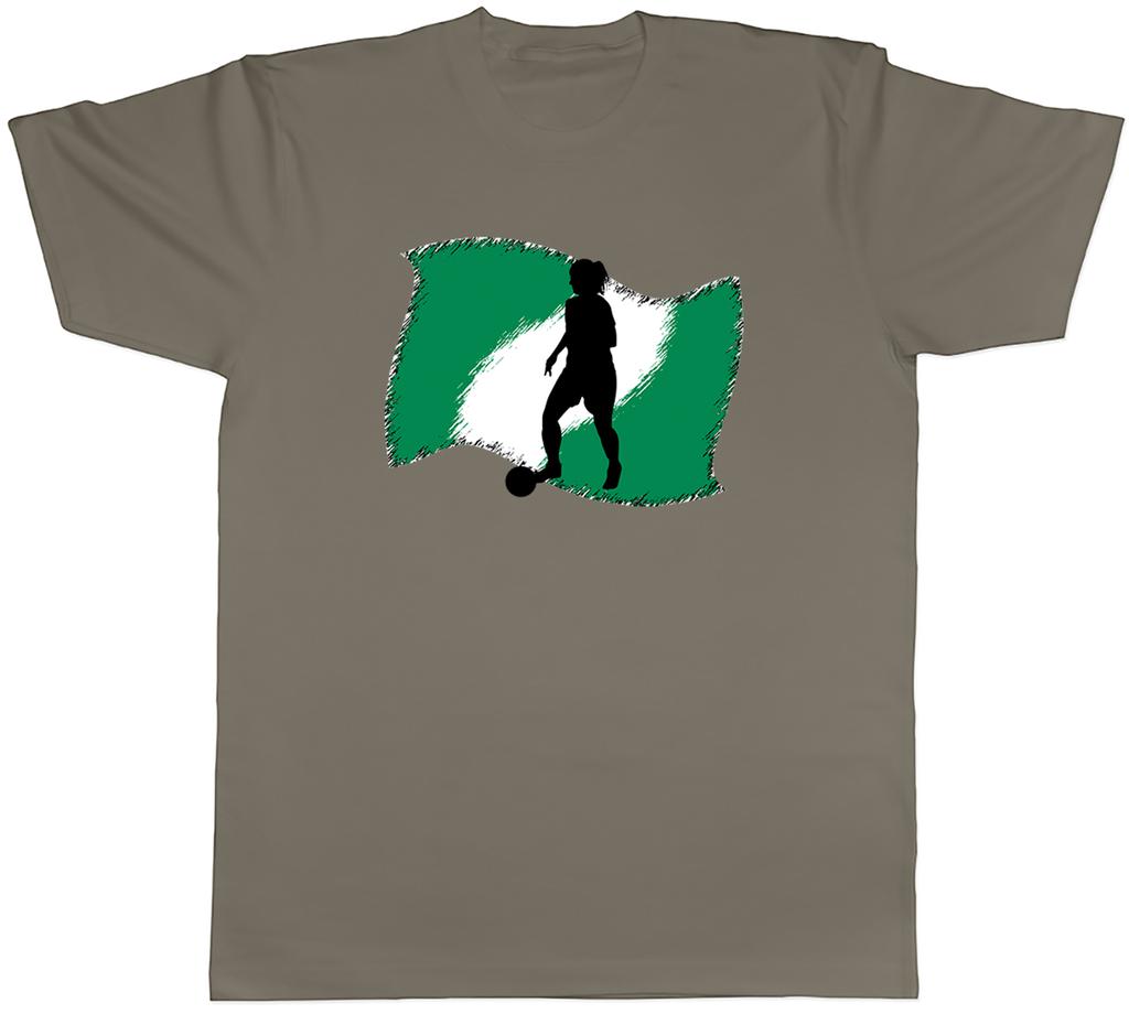 Nigeria Flag Unisexs Football Unisexs Unisex TShirt Tee