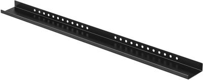 Yamazaki Jitsugyo TV-Rückenregal, breit, 100 cm, Schwarz, ca. B100 x T8,2 x H3cm Smart Router Aufbewahrung Kabelaufbewahrung 3631
