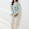 Autumn New Double-sided Wool Short Small Suit Coat Slim-fitting High-end Small Woolen Coat Women