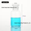 Wide-Mouth Frosted Glass Reagent Bottle, Transparent & Brown Light-Shielding Chemical Bottle