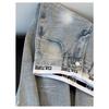 ROADVIBE American Vintage Ripped Patchwork Jeans for Women New Spring Fall Light Blue High Waist Slim Loose Wide Leg Denim Trousers Stree