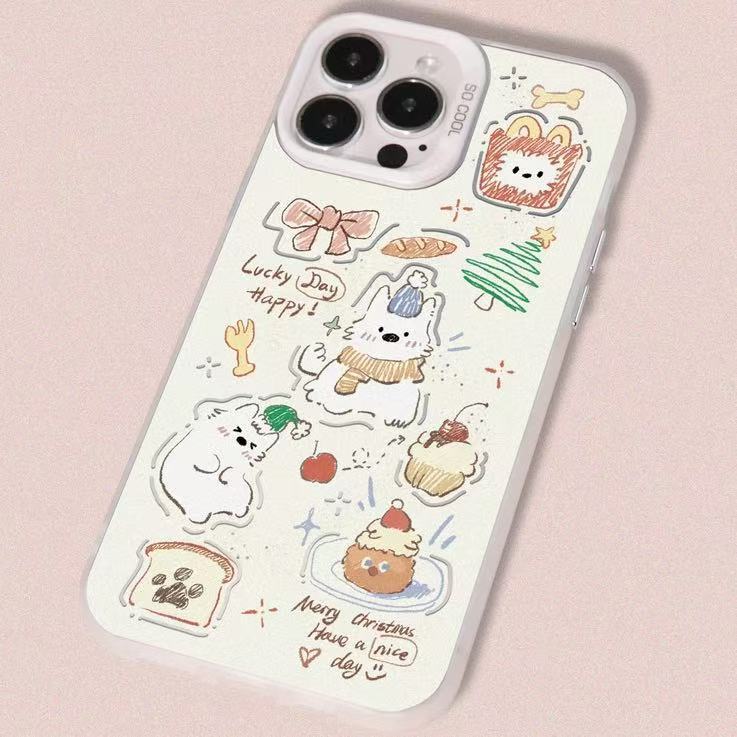 The New Japanese and Korean Desserts Are Suitable for Iphone17 Mobile Phone Case Apple 15promax/14 Anti-drop 13pro16 Cute