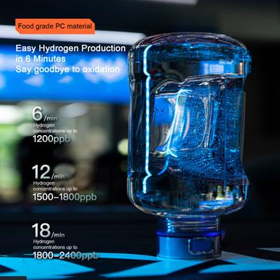 1 Set 1500ML Hydrogen Water Bottle Hydrogen-oxygen Separation High Concentration Hydrogen Water Generator for Fitness Travel