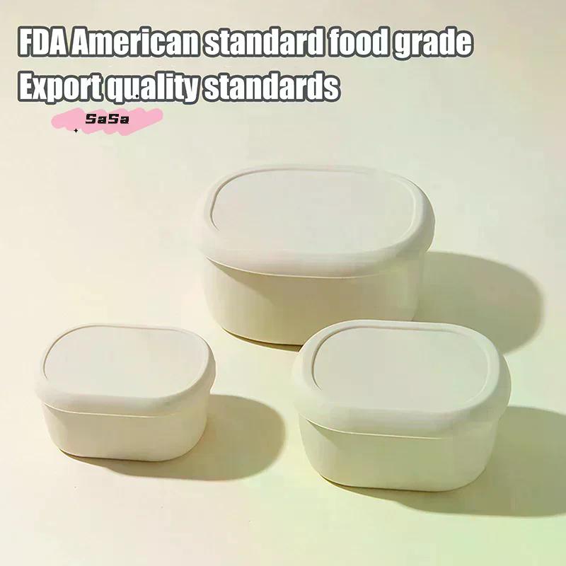 200/300/600ML Silicone Bento Boxes Lunch Container Leak-Proof Lunch Container, BPA-Free, Dishwasher Safe