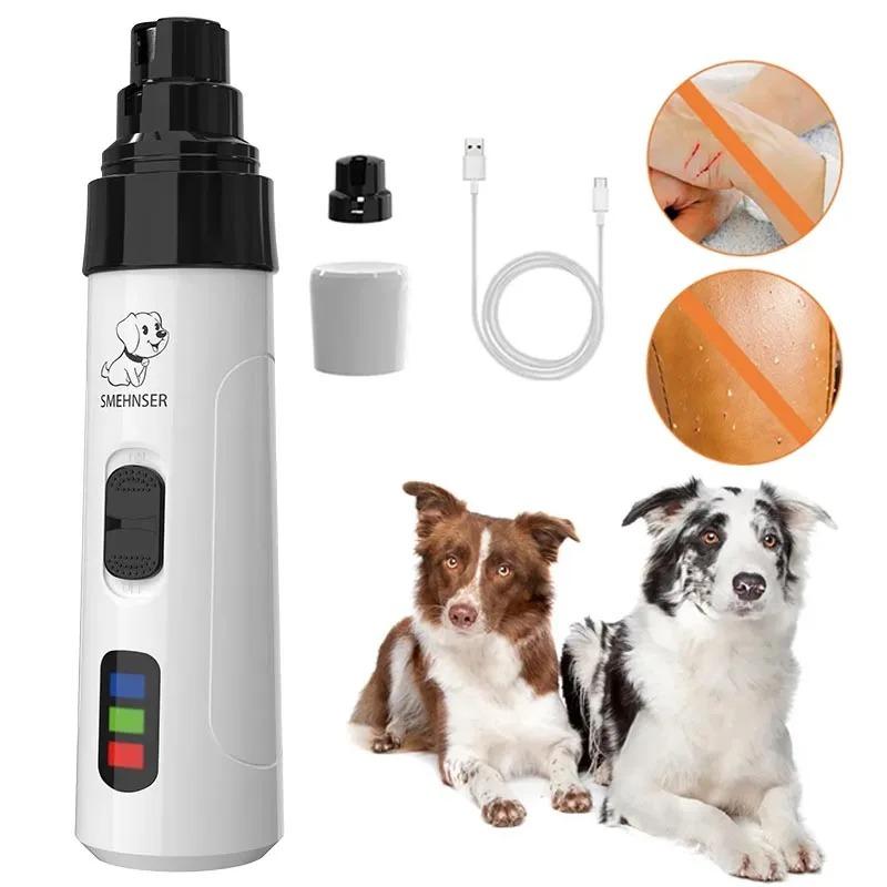 Rechargeable Pet Nail Grinder For Dogs Cats Painless Electric Clipper With Quiet Operation Usb Charging Dogs Cats Paw Protection