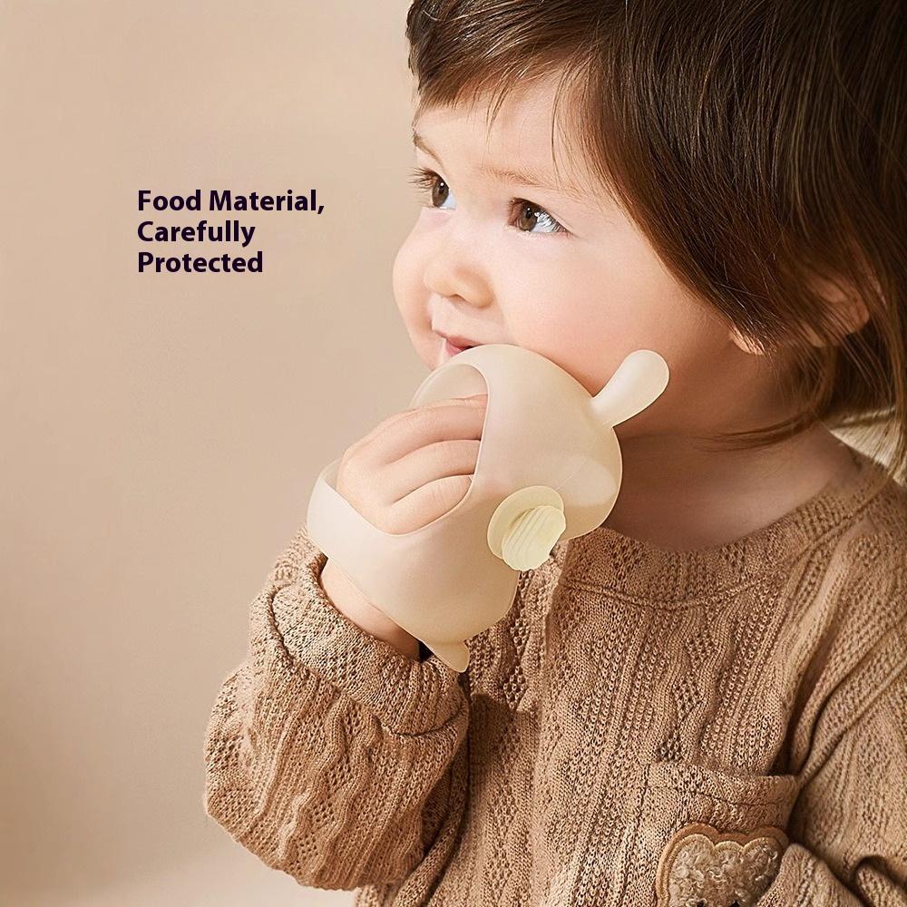 Baby Mushroom Toothpaste Baby Teeth Grinding Stick Biting Glue Food Grade Oral Period Silicone Toy Anti-Eating Hands