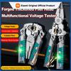 Multifunction Electrician Pliers | Wire Stripper Cutter Crimper & Voltage Tester | Foldable for Wiring | Professional Kit