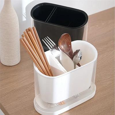 New Creative Knife Spoon Chopsticks Fork Holder Large Capacity Draining Racks Household Tableware Kitchen Storage Rack