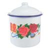 1Pcs Smooth Enamel Water Cup Vintage Chinese Retro Style Creative Iron Mug Easy Clean Heat Resistant for Coffee Tea Juice