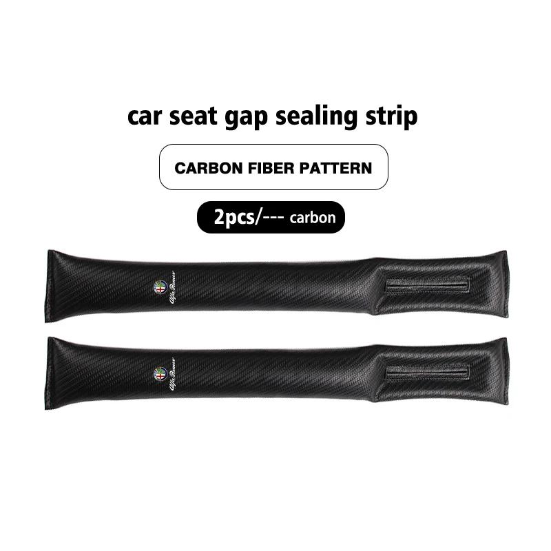 Car Stickers For Alfa Romeo For Alfa Romeo 1/2PCS Car Styling Leather Seat Gap Filler Leak-proof Plug Padding Strip Giulia 147 M